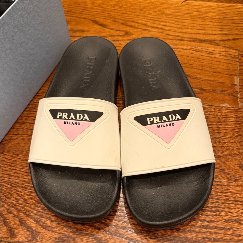 Prada Sandals  Slides EUC size 37